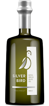 Silverbird's bottle of olive oil